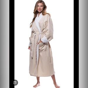 ❌Kirkland Signature Beige Fleece-Lined Robe | Size XL | Sold Out at Costco❌